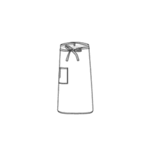 CHEFS UNIFORM - BISTRO WHITE APRON