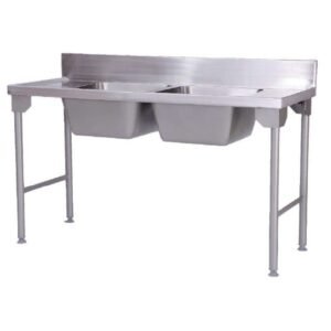 DOUBLE BOWL PREP SINK