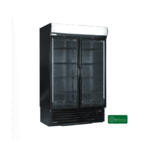 DOUBLE GLASS DOOR FREEZER 'CARBON EDITION'