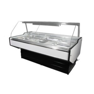 ECO DISPLAY CURVED GLASS BAIN MARIE