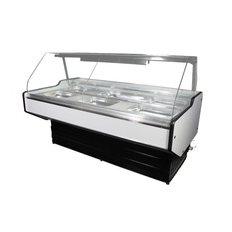 ECO DISPLAY CURVED GLASS BAIN MARIE