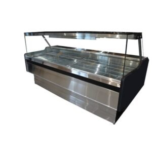 ECO DISPLAY SQUARE GLASS BAIN MARIE