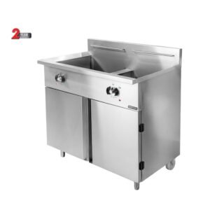 FISH FRYER - 2 X 20LT -33kW ELECTRIC
