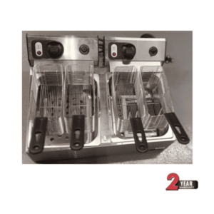 FISH FRYER ANVIL - TABLE TOP DOUBLE PAN (ELEC)