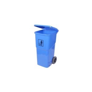 FOOT PEDAL WHEELY BIN - 120LT - BLUE