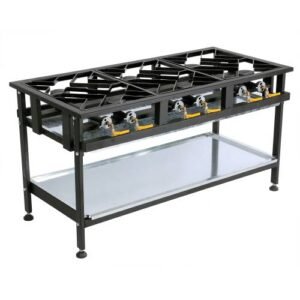 High-Efficiency Gas Boiling Table - 6 Burner - Caterwize