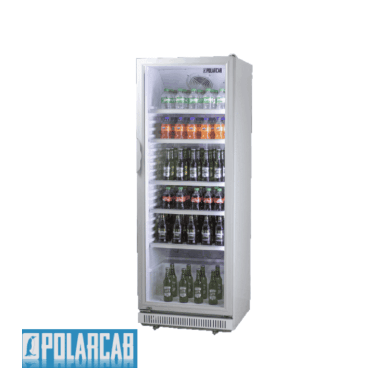 POLARCAB BEVERAGE COOLER - 620 X 635 X 1732MM - WHITE