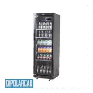POLARCAB BEVERAGE COOLER - 620X630X1935MM - BLACK