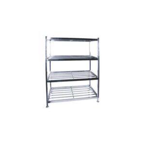 POT RACK S/STEEL - FLOOR STANDING - 1200 x 600 x 1450mm