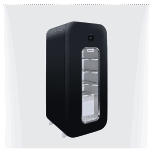 SINGLE ZONE RETRO WINE COOLER BLACK - 14 BOTTLE