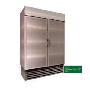 UPRIGHT FREEZER DOUBLE SOLID S/STEEL HINGED DOOR - SHD1140F