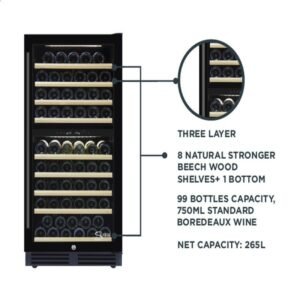 WINE COOLER SALVADORE - 99 BOTTLES